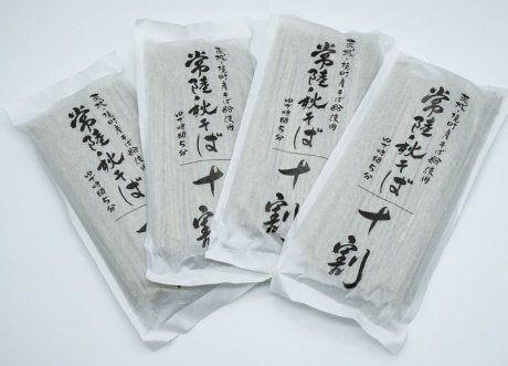 境町産 そば粉使用 常陸秋そば(乾麺)　4袋セット